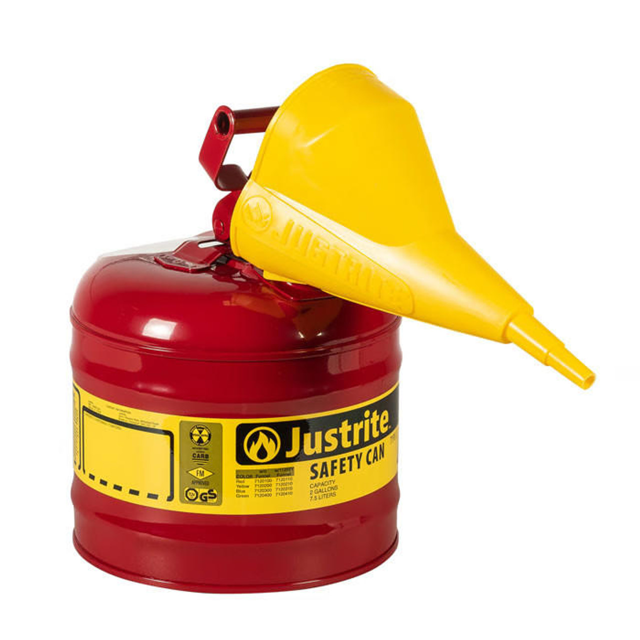 JUSTRITE 2 GAL TYPE I SAFETY CAN FUNNEL - WaveCel Accessories